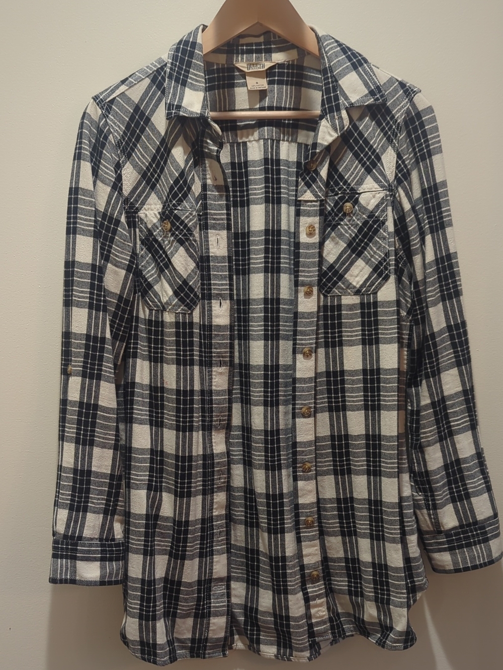 Duluth Trading Company Free Swingin' Flannel Tunic